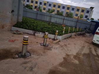 東莞虎門(mén)高鐵防撞柱安裝